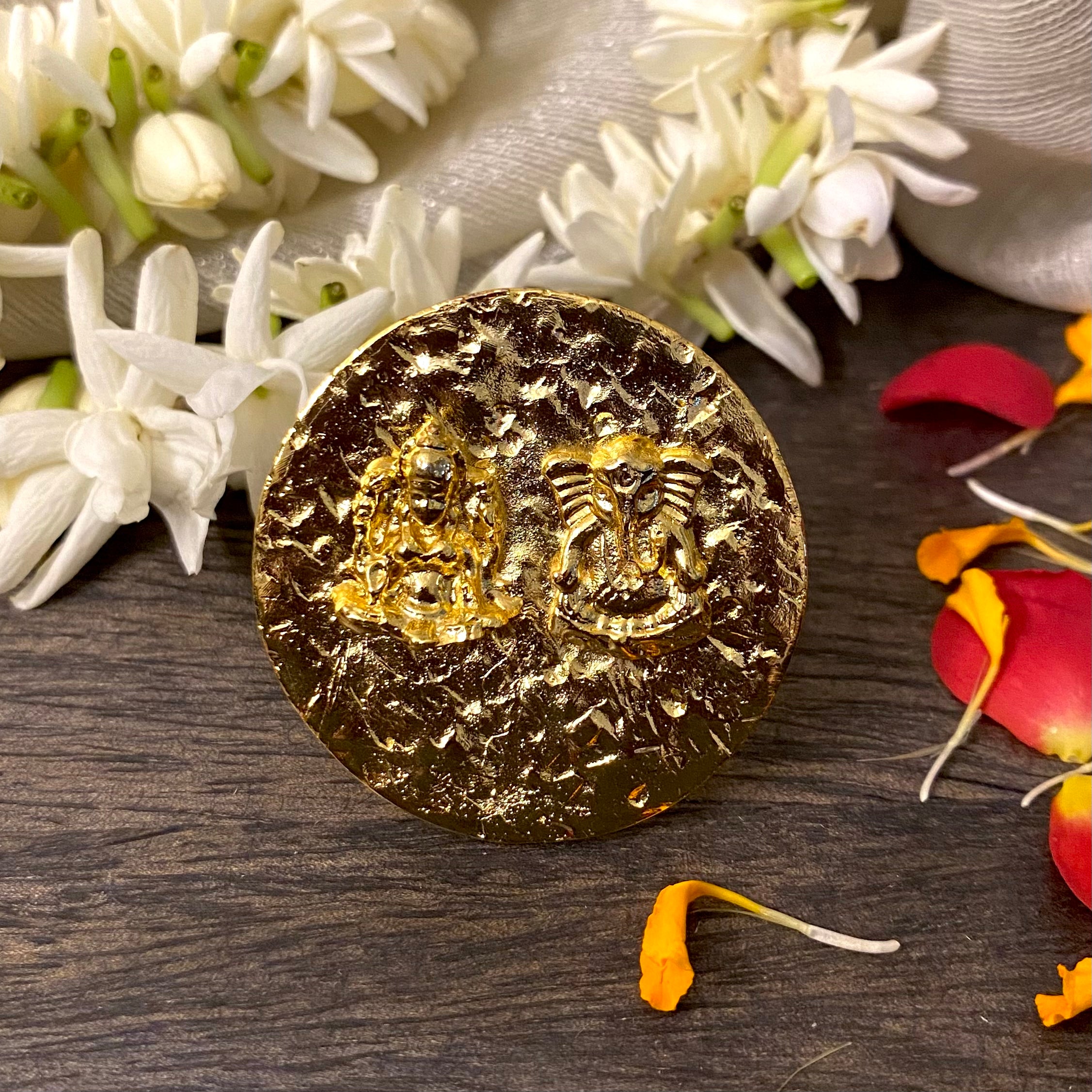 Ganesha Lakshmi Coin Stand