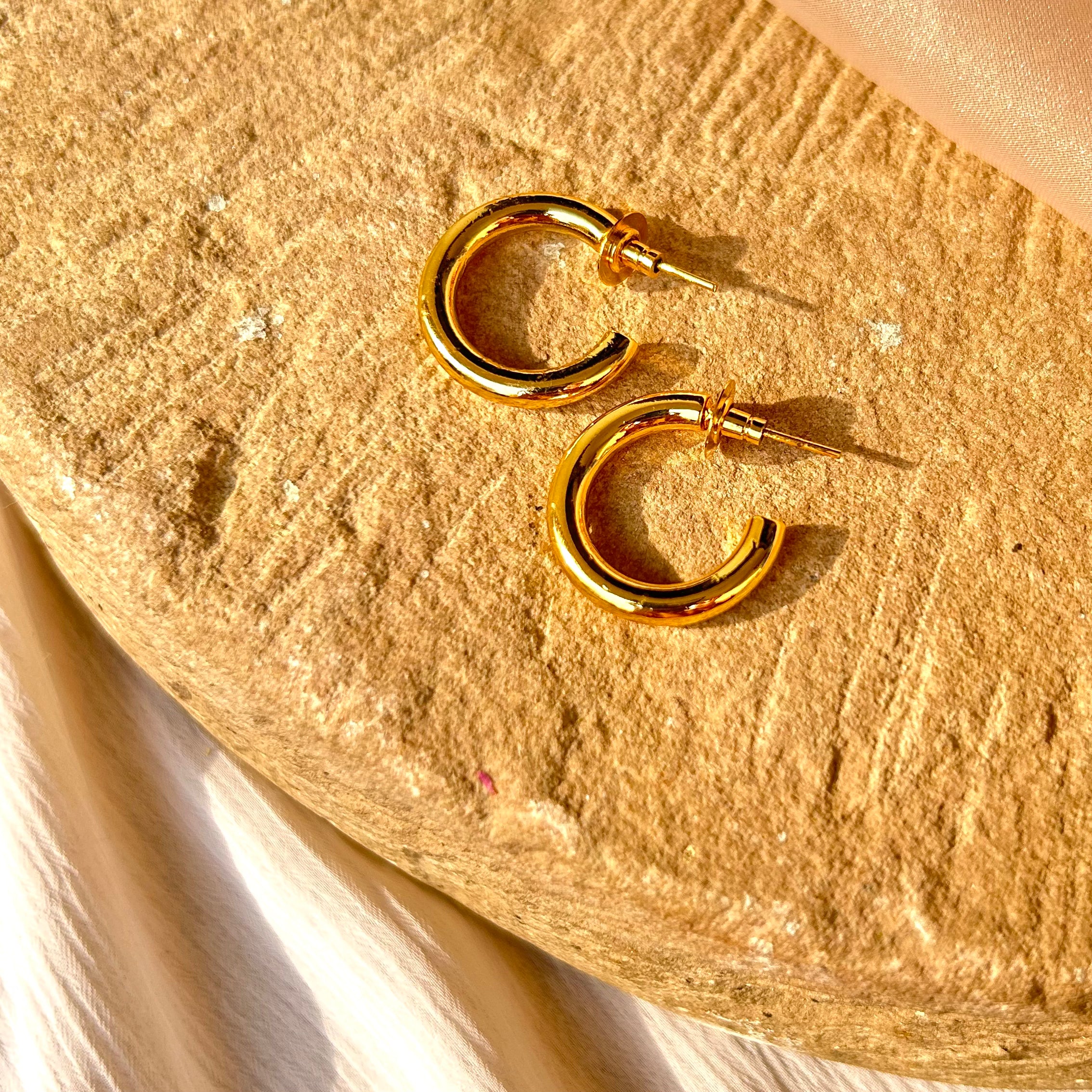 Spiral Sunrise Hoops