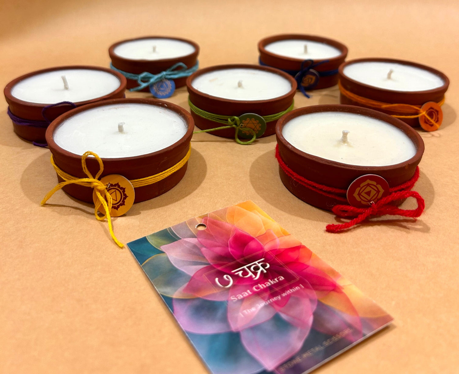 Saptchakra Candles