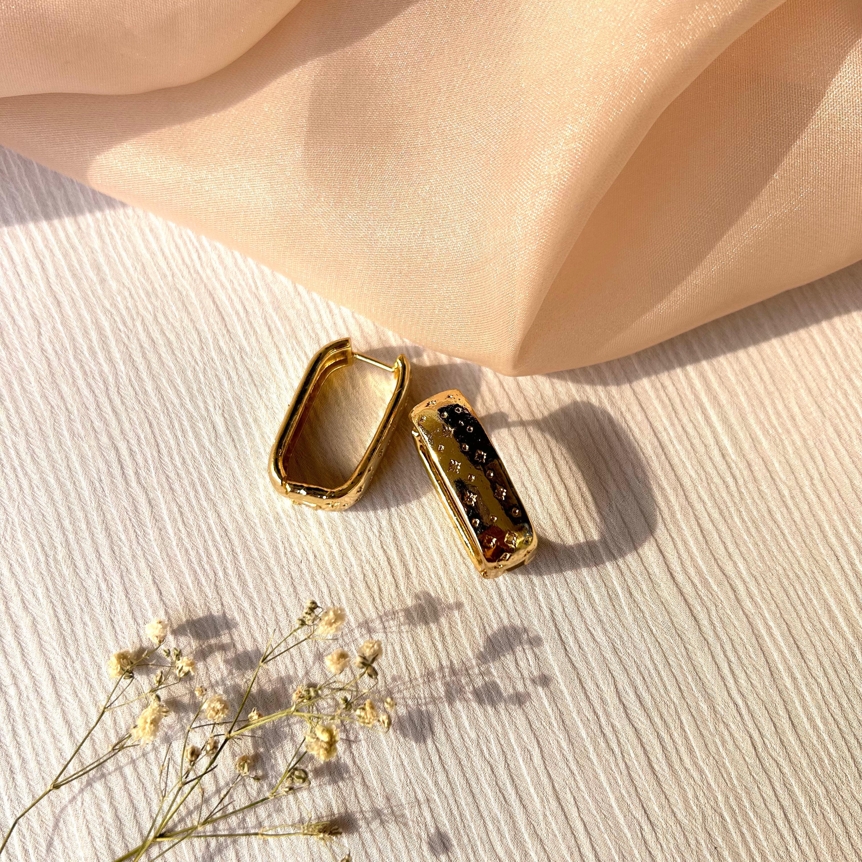 Bold Block Hoops