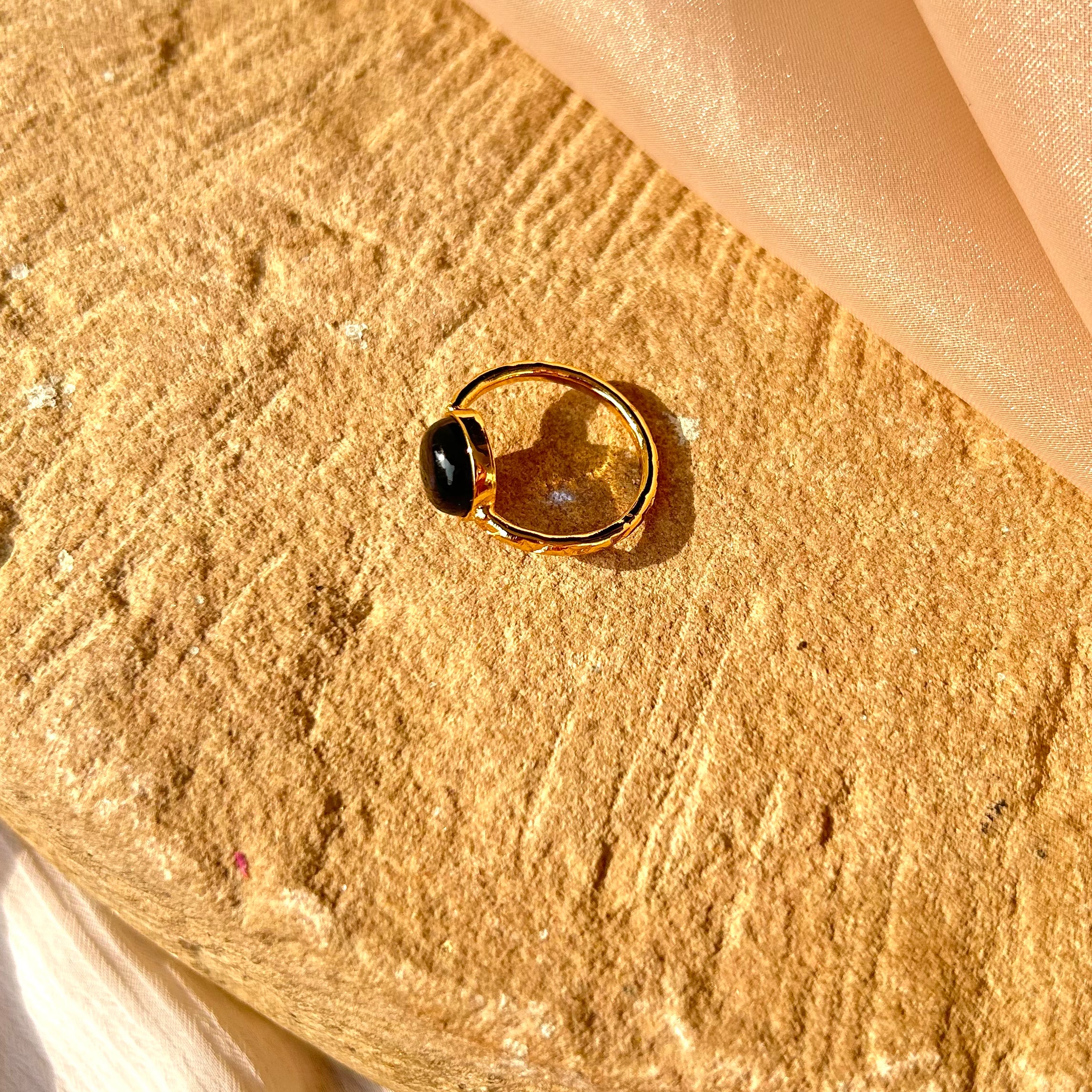 Charcoal Charmer Ring