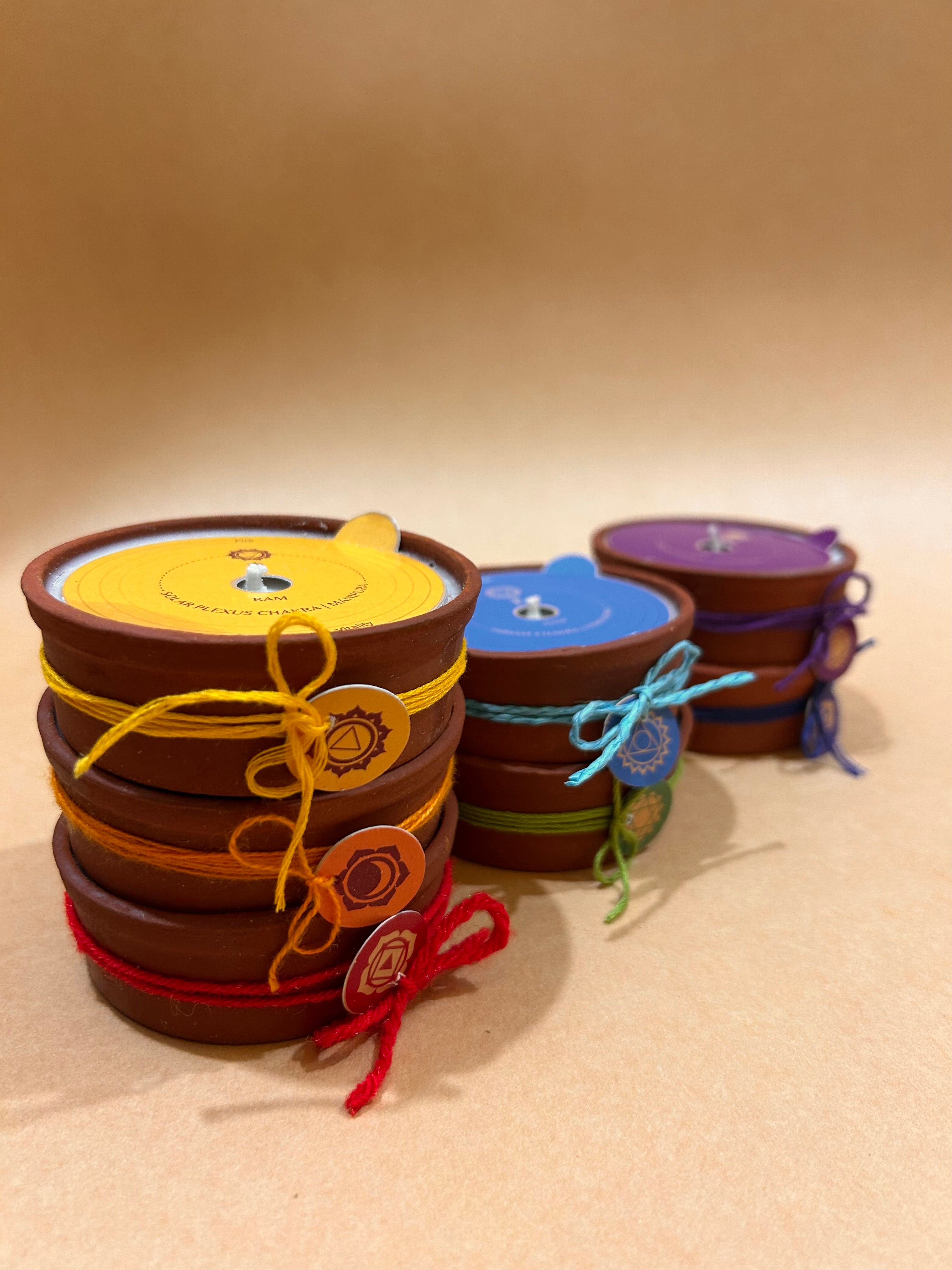 Saptchakra Candles