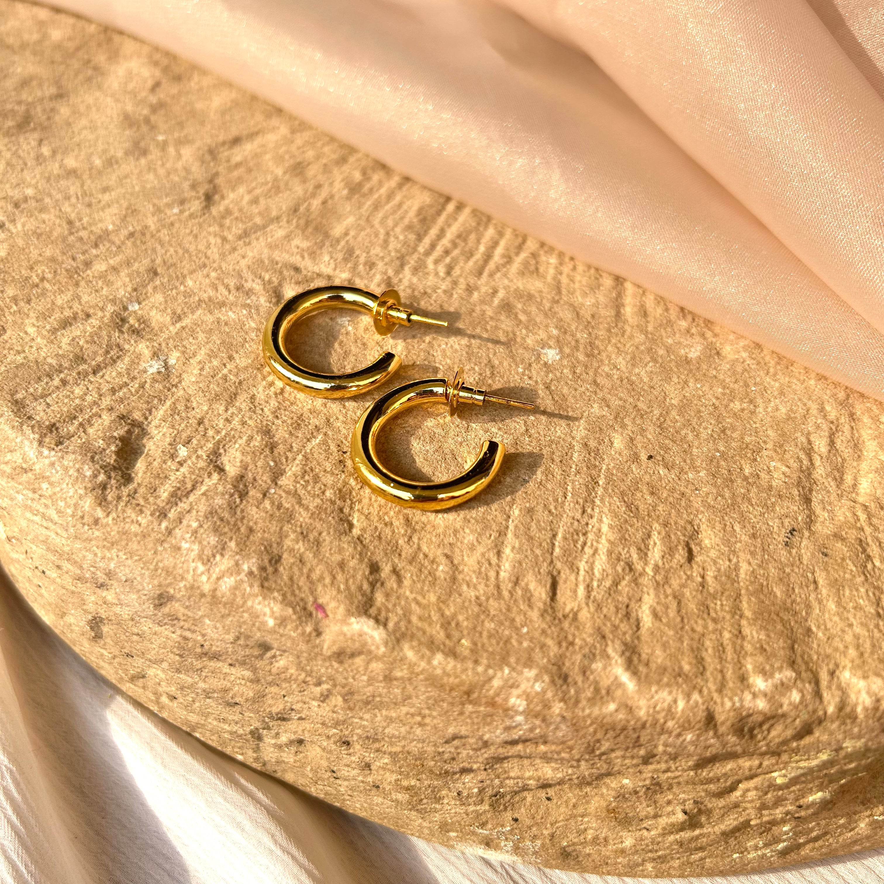 Spiral Sunrise Hoops