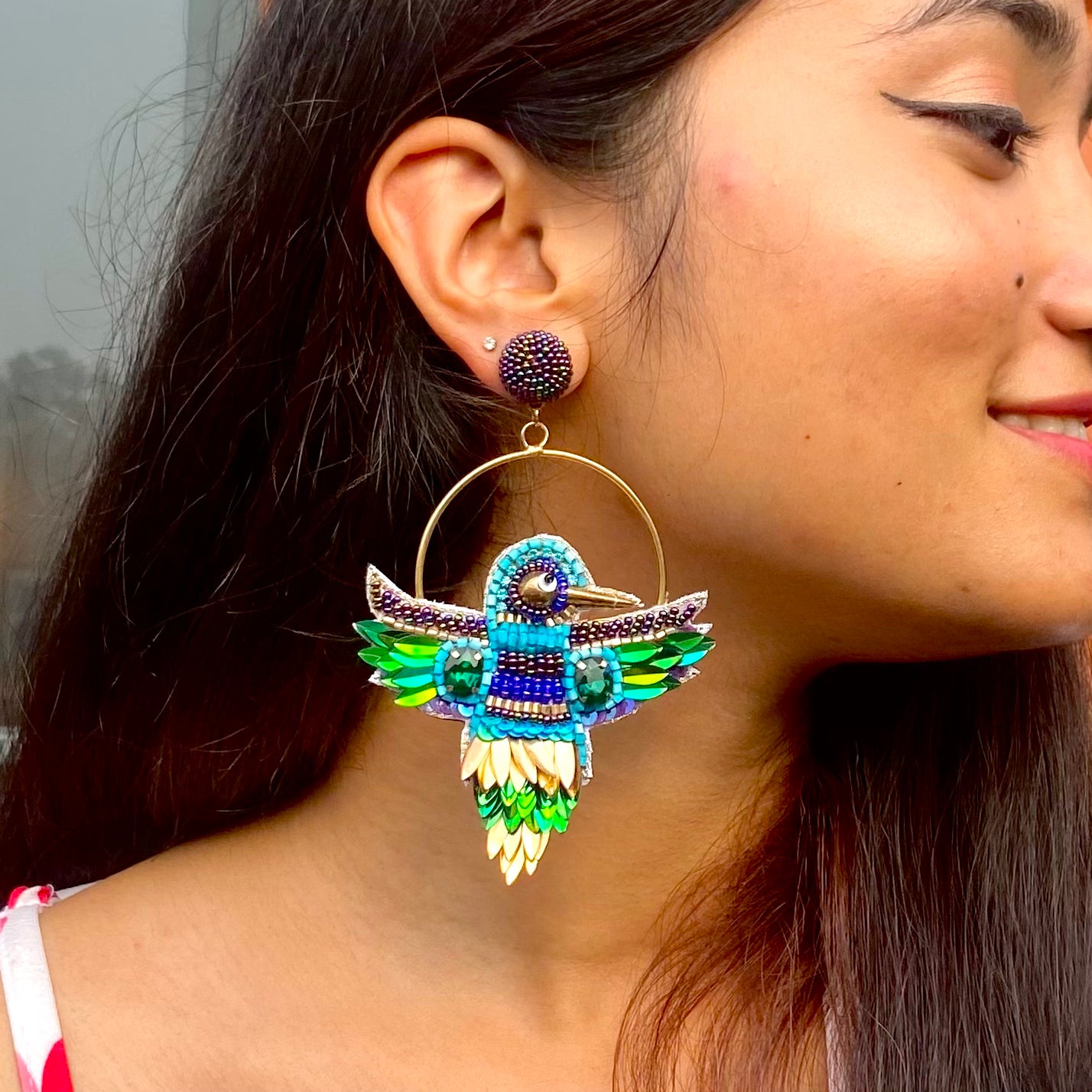 Beak Bling Earring