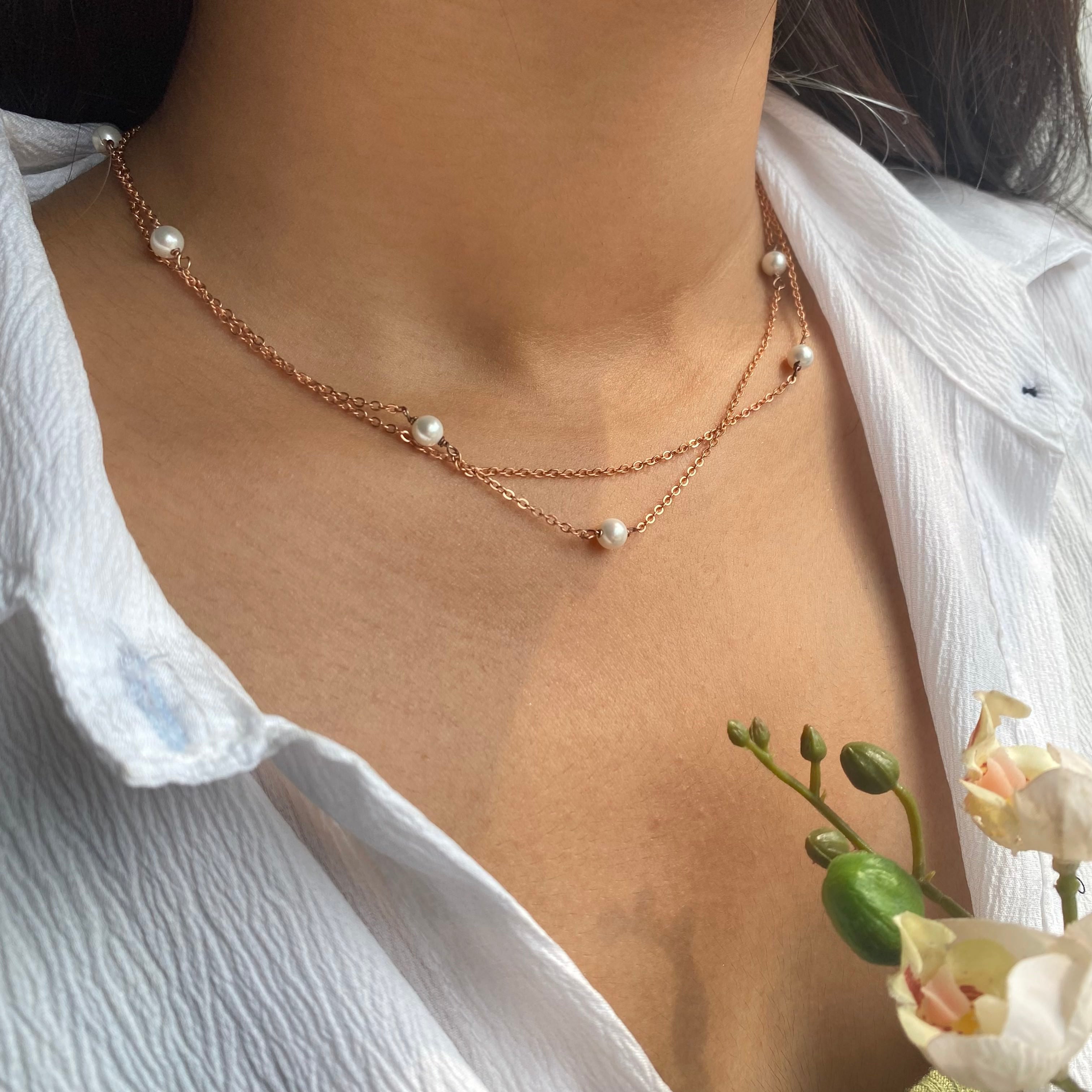 Snowdrop Cascade Necklace