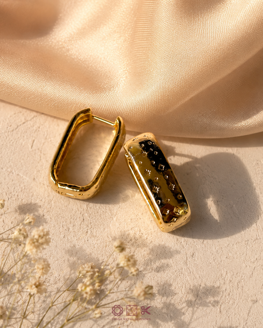 Bold Block Hoops
