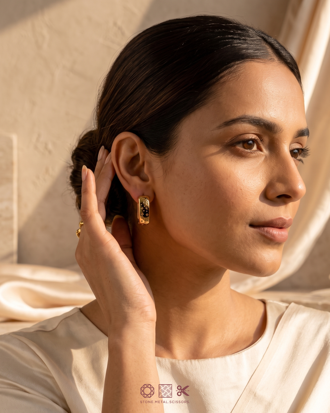 Bold Block Hoops