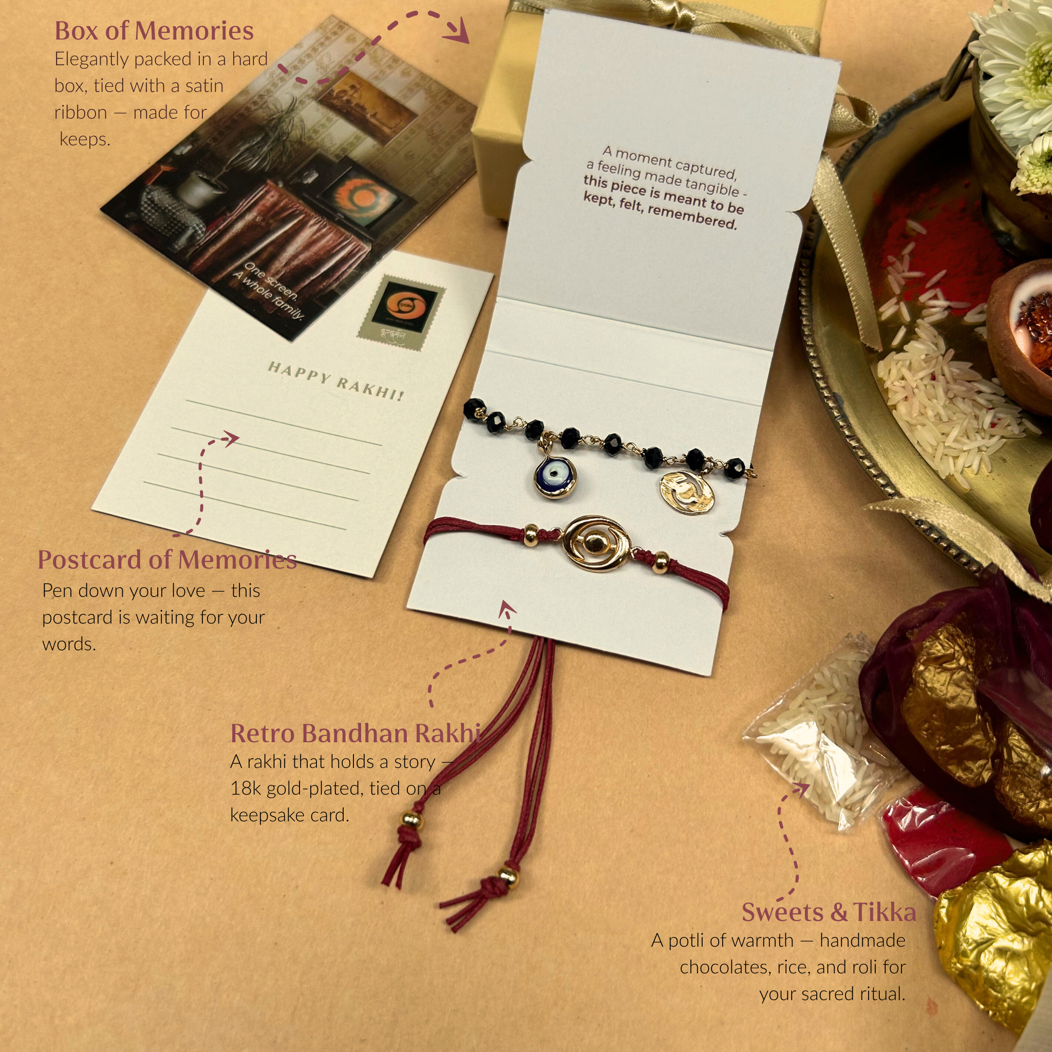 Retro Bandhan Rakhi