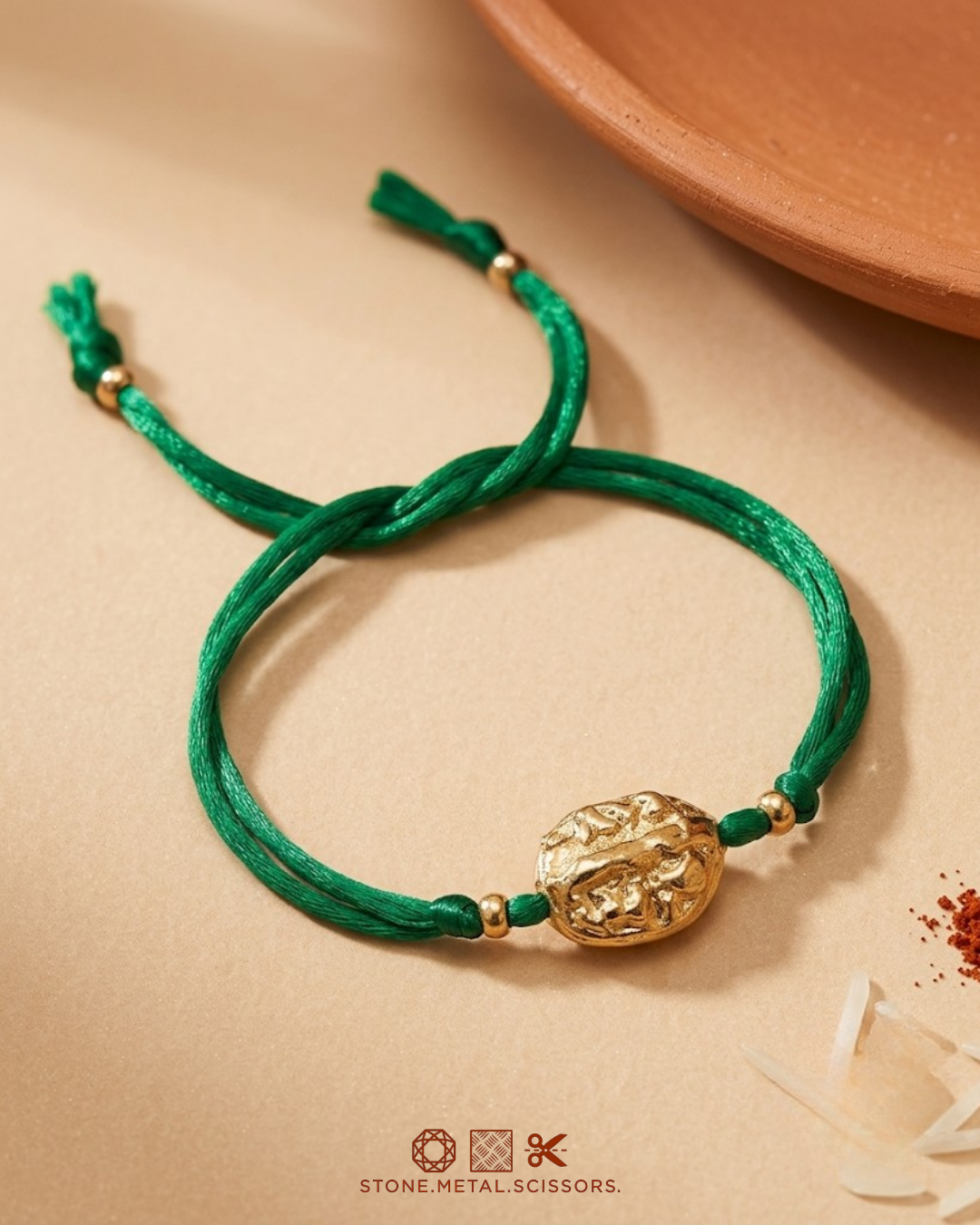 Gold Rudraksh