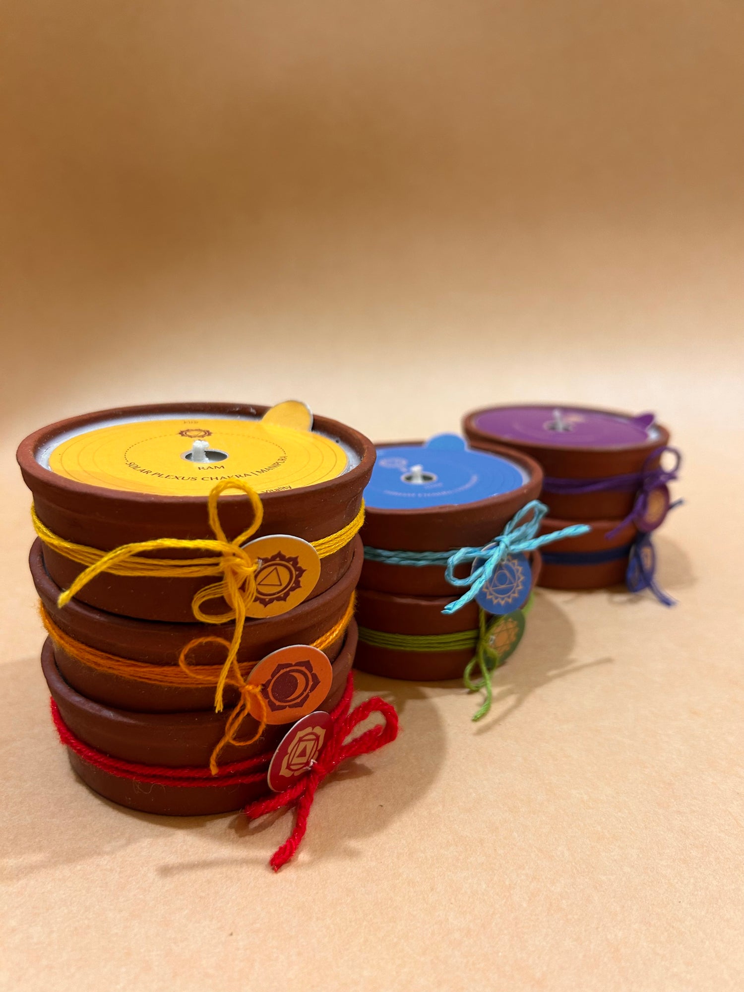 Saptchakra Candles