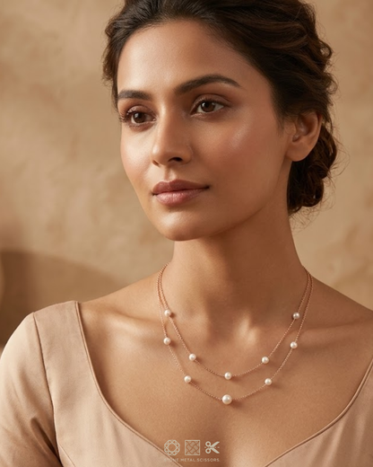 Snowdrop Cascade Necklace